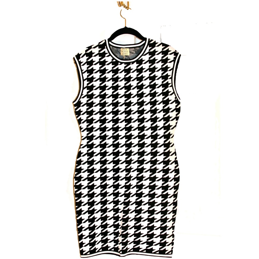 TORN BY RONNY KOBO Erin Houndstooth Dress - Picture 3 of 8